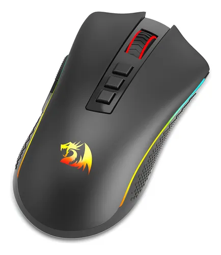 Mouse Gamer Sem Fio Redragon Cobra Pro M711-pro Rgb 12400 Preto
