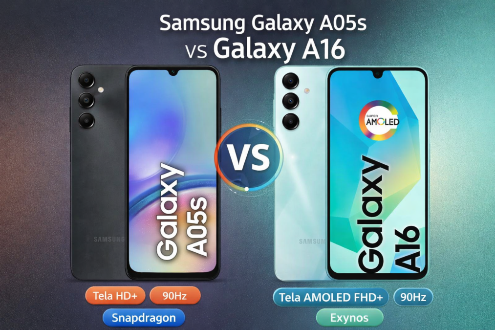 Comparativo Samsung Galaxy A05s vs Galaxy A16: melhores celulares até R$ 1.000