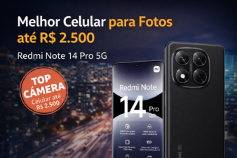 Xiaomi Redmi Note 14 Pro 5G – celular com a melhor câmera até R$ 2.500