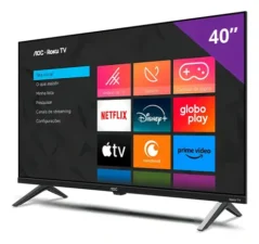 Smart TV AOC 40 polegadas Roku TV Full HD ideal para assistir ao BBB26