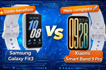 Comparativo Samsung Galaxy Fit3 vs Xiaomi Smart Band 9 Pro smartbands